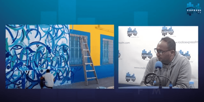 Projet artistique : les fresques murales (vidéo radio Expresse FM)