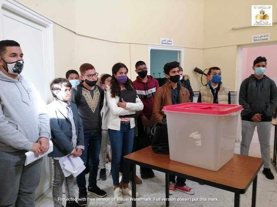 Élection du parlement de l’enfant à Medenine